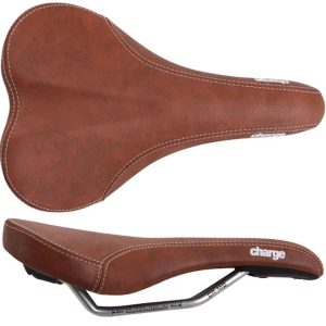 Charge Bikes Ladle Women's Saddle (Brown) (Chromoly Rails) (145mm)