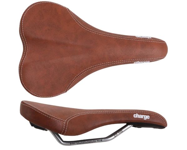 Charge Bikes Ladle Women's Saddle (Brown) (Chromoly Rails) (145mm)