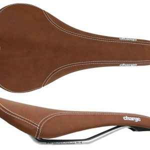 Charge Bikes Spoon Saddle (Brown) (Chromoly Rails) (140mm)