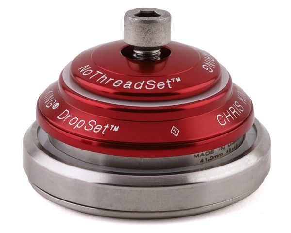 Chris King DropSet 3 Headset (Red) (1-1/8" to 1-1/2") (36deg) (IS41/28.6) (IS52/40)