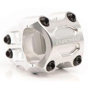 Chromag | Riza Stem - 35Mm | Silver | 35Mm X 38Mm, 0 Degree | Aluminum