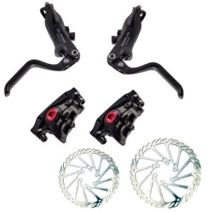 Clarks M3 Hydraulic Front & Rear Disc Brake SET 160mm - Black / Pair / 160mm