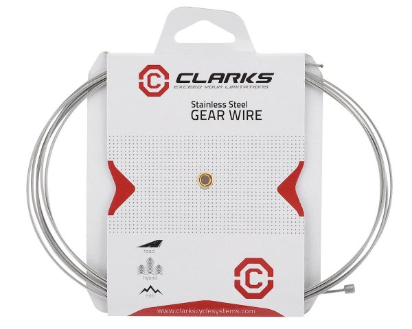 Clarks Universal Derailleur Cable (Stainless) (For Shimano/SRAM) (1.1mm) (2275mm)