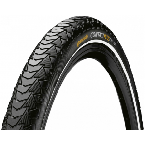 Continental | Contact Plus 700C Tire | Black | 700X42C Reflex