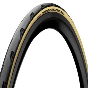 Continental Grand Prix 5000 AS TR Road Tire (Black/Cream Skin) (Tubeless) (All Season) (Folding) (Bl