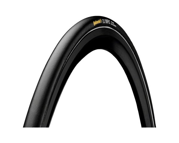 Continental Olympic II Tubular Track Tire (Black) (700c) (19mm) (Handmade) (Black Chili)