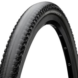 Continental Terra Hardpack Tubeless Gravel Tire (Black) (650b) (50mm) (Folding) (PureGrip/ShieldWall