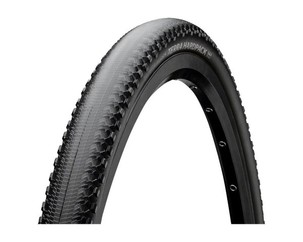 Continental Terra Hardpack Tubeless Gravel Tire (Black) (700c) (50mm) (Folding) (PureGrip/ShieldWall