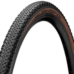 Continental Terra Speed Tubeless Gravel Tire (Black/Coffee) (700c) (40mm) (Folding) (BlackChili/ProT