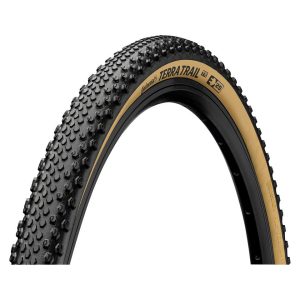 Continental Terra Trail Tubeless Gravel Tire (Cream Skin) (650b) (40mm) (Folding) (Black Chili/ProTe