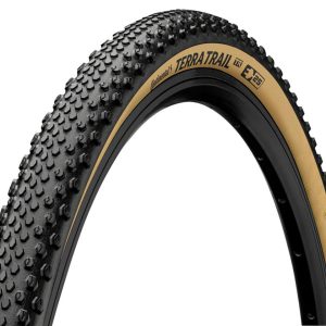 Continental Terra Trail Tubeless Mountain Tire (Black) (Cream Sidewall) (650b) (47mm) Folding Bead)