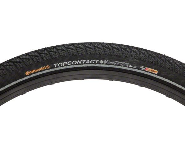 Continental Top Contact Winter II Premium Tire (Black/Reflex) (700c) (37mm) (Folding) (Vectran Break