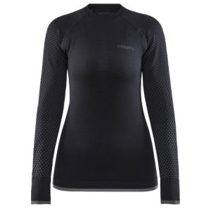 Craft ADV Warm Fuseknit Intensity LS Women's Base Layer - Black / Medium