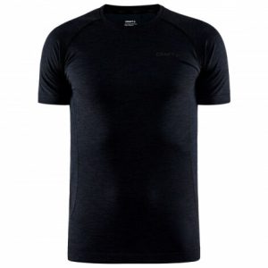 Craft Core Dry Active Comfort Short Sleeve Base Layer - Black / XLarge