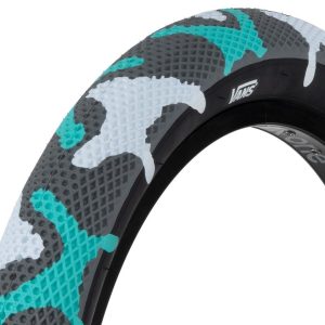 Cult Vans Tire (Teal Camo/Black) (Wire) (20") (2.4") (406 ISO) (Wire)