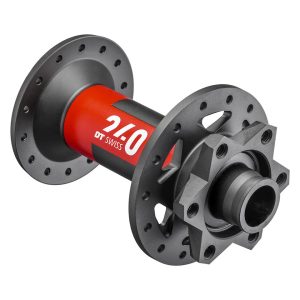 DT Swiss 240 Disc Brake Hubs (Black/Red) (6-Bolt) (15 x 110mm (Boost)) (28H) (J-Bend)