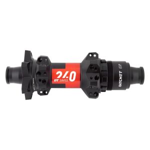 DT Swiss 240 Disc Brake Hubs (Black/Red) (6-Bolt) (SRAM XD) (Ratchet EXP) (12 x 142mm) (28H) (Straig