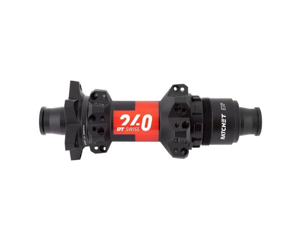 DT Swiss 240 Disc Brake Hubs (Black/Red) (6-Bolt) (SRAM XD) (Ratchet EXP) (12 x 142mm) (28H) (Straig