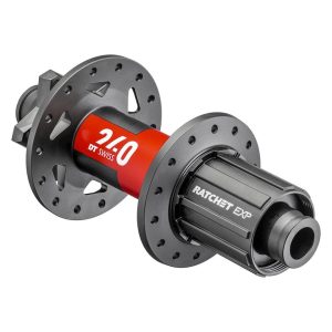 DT Swiss 240 Disc Brake Hubs (Black/Red) (6-Bolt) (Shimano HG) (Ratchet EXP) (12 x 148mm (Boost)) (2