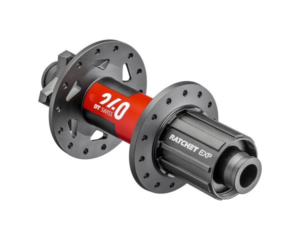 DT Swiss 240 Disc Brake Hubs (Black/Red) (6-Bolt) (Shimano HG) (Ratchet EXP) (12 x 148mm (Boost)) (2