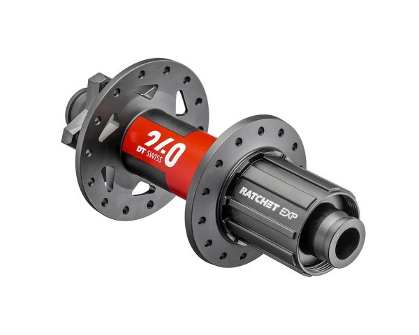 DT Swiss 240 Disc Brake Hubs (Black/Red) (6-Bolt) (Shimano HG) (Ratchet EXP) (12 x 148mm (Boost)) (3