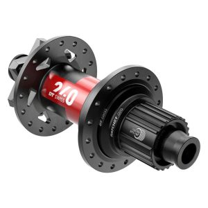 DT Swiss 240 Disc Brake Hubs (Black/Red) (6-Bolt) (Shimano Microspline) (Ratchet DEG) (12 x 148mm (B