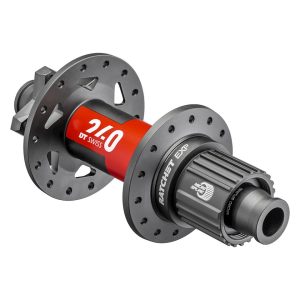 DT Swiss 240 Disc Brake Hubs (Black/Red) (6-Bolt) (Shimano Microspline) (Ratchet EXP) (12 x 148mm (B