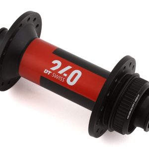 DT Swiss 240 Disc Brake Hubs (Black/Red) (Centerlock) (Front) (15 x 110mm (Boost)) (28H) (J-Bend)