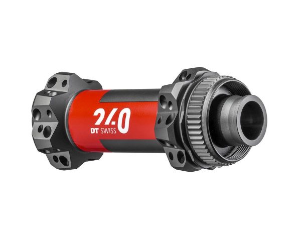 DT Swiss 240 Disc Brake Hubs (Black/Red) (Centerlock) (Front) (15 x 110mm (Boost)) (28H) (Straight P