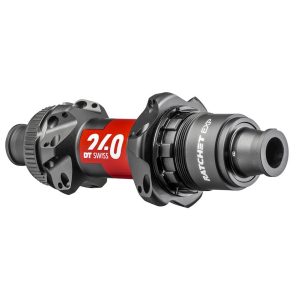 DT Swiss 240 Disc Brake Hubs (Black/Red) (Centerlock) (SRAM XDR) (Rear) (12 x 142mm) (28H) (Straight