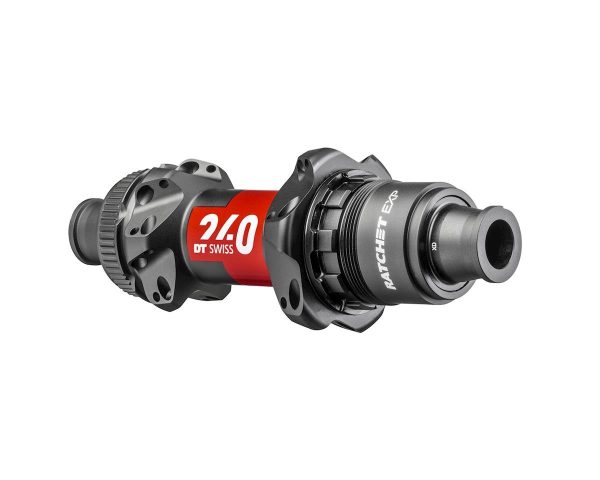 DT Swiss 240 Disc Brake Hubs (Black/Red) (Centerlock) (SRAM XDR) (Rear) (12 x 142mm) (28H) (Straight