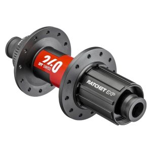 DT Swiss 240 Disc Brake Hubs (Black/Red) (Centerlock) (Shimano HG 11/12) (Rear) (12 x 142mm) (24H) (