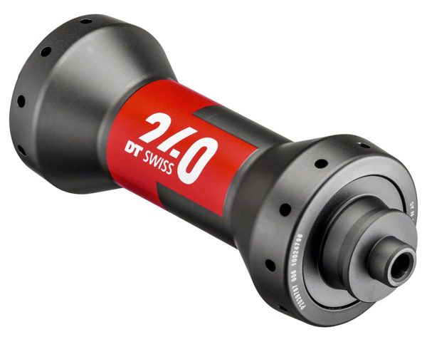 DT Swiss 240 Rim Brake Road Hubs (Black/Red) (Front) (QR x 100mm) (20H) (Straight Pull)