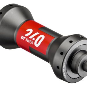 DT Swiss 240 Rim Brake Road Hubs (Black/Red) (Front) (QR x 100mm) (20H) (Straight Pull)