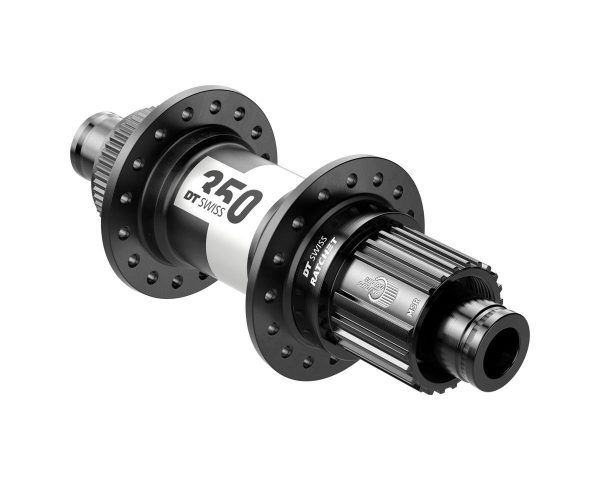 DT Swiss 350 Disc Rear Hub (Black) (12 x 142mm) (Centerlock) (Shimano Microspline) (24H) (J-Bend)