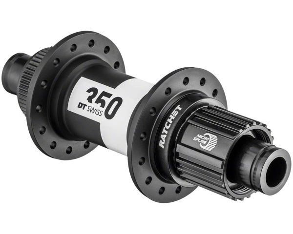 DT Swiss 350 Rear Hub (Black) (12 x 148mm) (Centerlock) (Shimano Microspline) (28H) (J-Bend)