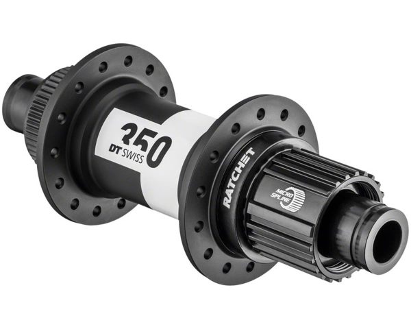 DT Swiss 350 Rear Hub (Black) (12 x 148mm) (Centerlock) (Shimano Microspline) (32H) (J-Bend)