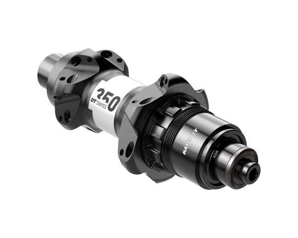 DT Swiss 350 Rear Road Hub (Black) (QR x 130mm) (Rim Brake) (SRAM XDR) (24H) (36T Ratchet) (Straight