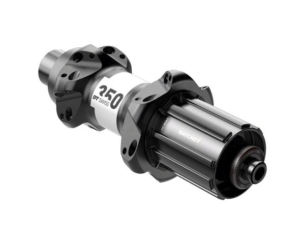 DT Swiss 350 Rear Road Hub (Black) (QR x 130mm) (Rim Brake) (Shimano HG 11/12) (24H) (36T Ratchet) (