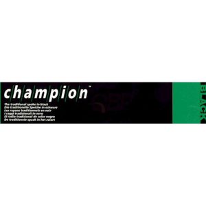 DT Swiss Champion 2.0 Blank Spokes (Black) (J-Bend) (315mm) (Threadless) (Box of 100)