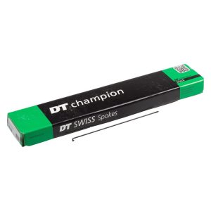 DT Swiss Champion J-bend Spoke (Black) (2.0mm) (180mm) (Box of 100)