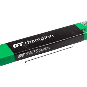 DT Swiss Champion J-bend Spoke (Black) (2.0mm) (256mm) (Box of 100)