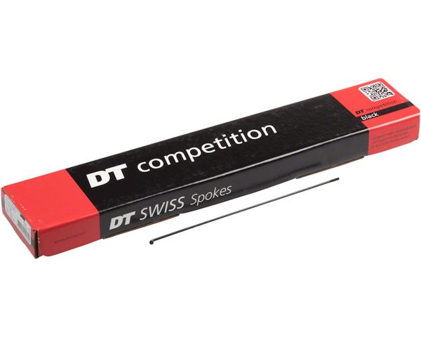 DT Swiss Competition J-Bend Spoke (Black) (2.0/1.8/2.0mm) (183mm) (Box of 100)