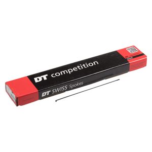 DT Swiss Competition J-Bend Spoke (Black) (2.0/1.8/2.0mm) (187mm) (Box of 100)