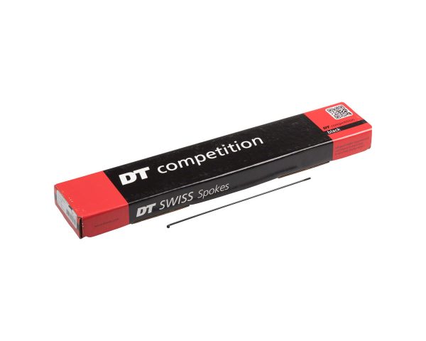 DT Swiss Competition J-Bend Spoke (Black) (2.0/1.8/2.0mm) (187mm) (Box of 100)