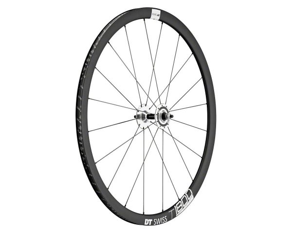 DT Swiss T1800 Front Wheel (Black) (QR x 100mm) (700c) (Tubeless)