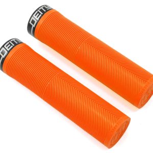 Deity Knuckleduster Lock-On Grips (Orange) (132mm)