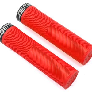 Deity Knuckleduster Lock-On Grips (Red) (132mm)