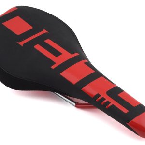 Deity Speedtrap Mountain Bike Saddle (Red) (Chromoly Rails) (140mm)