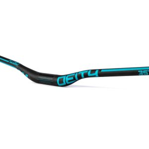 Deity Speedway Carbon Riser Handlebar (Turquoise) (35mm) (30mm Rise) (810mm) (5/9deg Sweep)